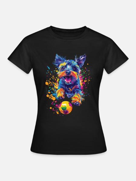 Zwergschnauzer - Frauen T-Shirt - Schwarz