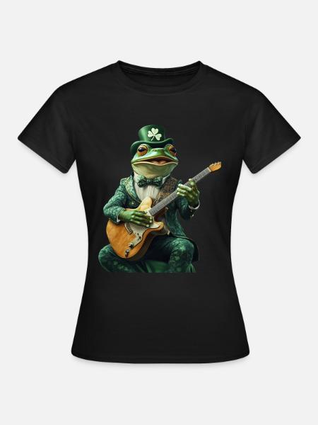 Frosch - Frauen T-Shirt - Schwarz