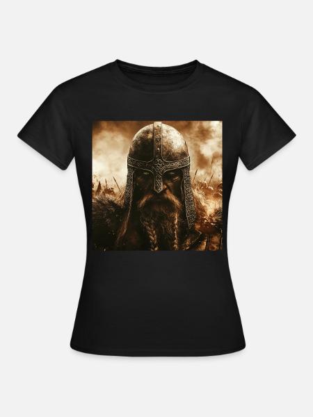 Wikinger - Frauen T-Shirt - Schwarz