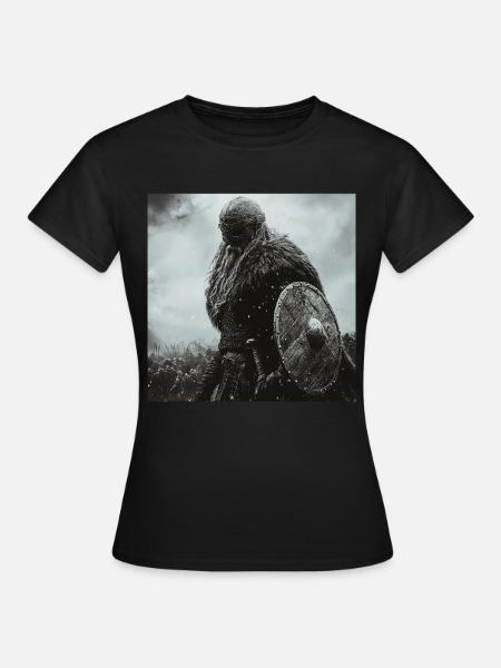 Wikinger - Frauen T-Shirt - Schwarz