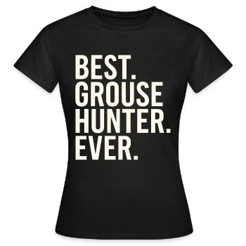 Auerhahn - Frauen T-Shirt - Schwarz - Vorne - AI Model Female 172 dark (172cm)