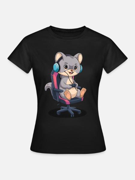 Wiesel - Frauen T-Shirt - Schwarz