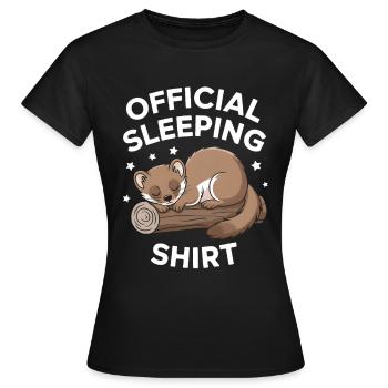 Wiesel - Frauen T-Shirt - Schwarz - Vorne - AI Model Female 172 dark (172cm)