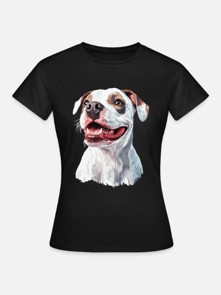 Hund - Frauen T-Shirt - Schwarz