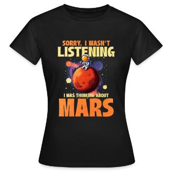 Mars - Frauen T-Shirt - Schwarz - Vorne - AI Model Female 172 dark (172cm)