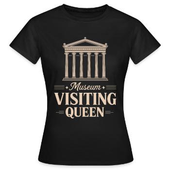 Musée - T-shirt Femme - noir - Devant - AI Model Female 172 dark (172cm)