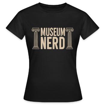 Musée - T-shirt Femme - noir - Devant - AI Model Female 172 dark (172cm)