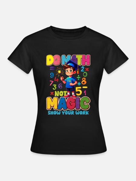 Mathématiques - T-shirt Femme - noir