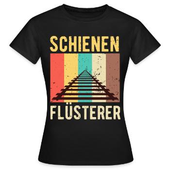 Zug - Frauen T-Shirt - Schwarz - Vorne - AI Model Female 172 dark (172cm)