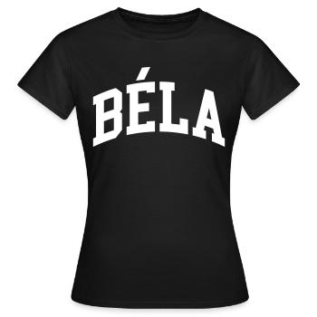 Béla - T-shirt Femme - noir - Devant - AI Model Female 172 dark (172cm)