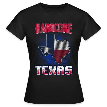 Texas - Frauen T-Shirt - Schwarz - Vorne - AI Model Female 172 dark (172cm)
