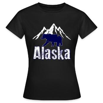 Alaska - Women's T-Shirt - black - Front - AI Model Female 172 dark (172cm)