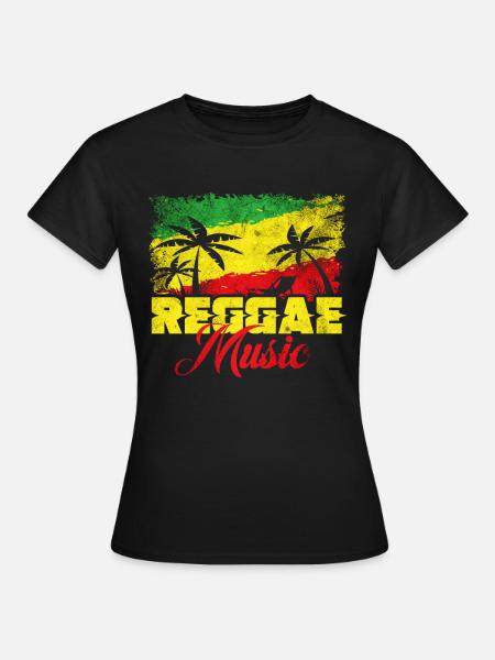 Reggae Musik - Frauen T-Shirt - Schwarz