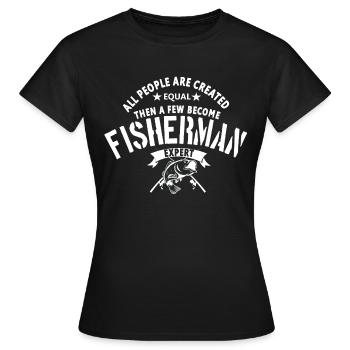 Fisherman Expert - T-shirt Femme - noir - Devant - AI Model Female 172 dark (172cm)