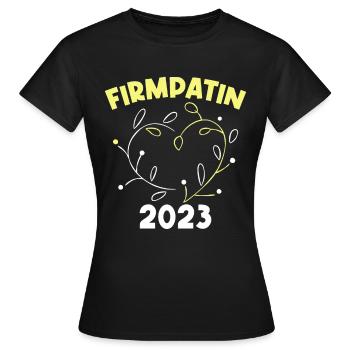 Firmpatin 2023 Firmung - Frauen T-Shirt - Schwarz - Vorne - AI Model Female 172 dark (172cm)