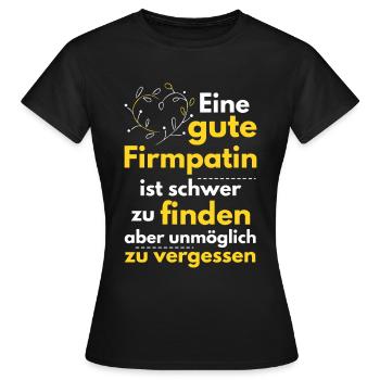 Eine gute Firmpatin ist schwer zu finden Firmung - Frauen T-Shirt - Schwarz - Vorne - AI Model Female 172 dark (172cm)