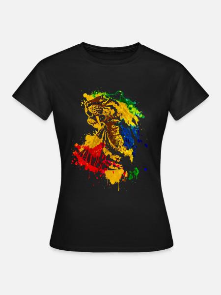 Säbelzahntiger - Frauen T-Shirt - Schwarz