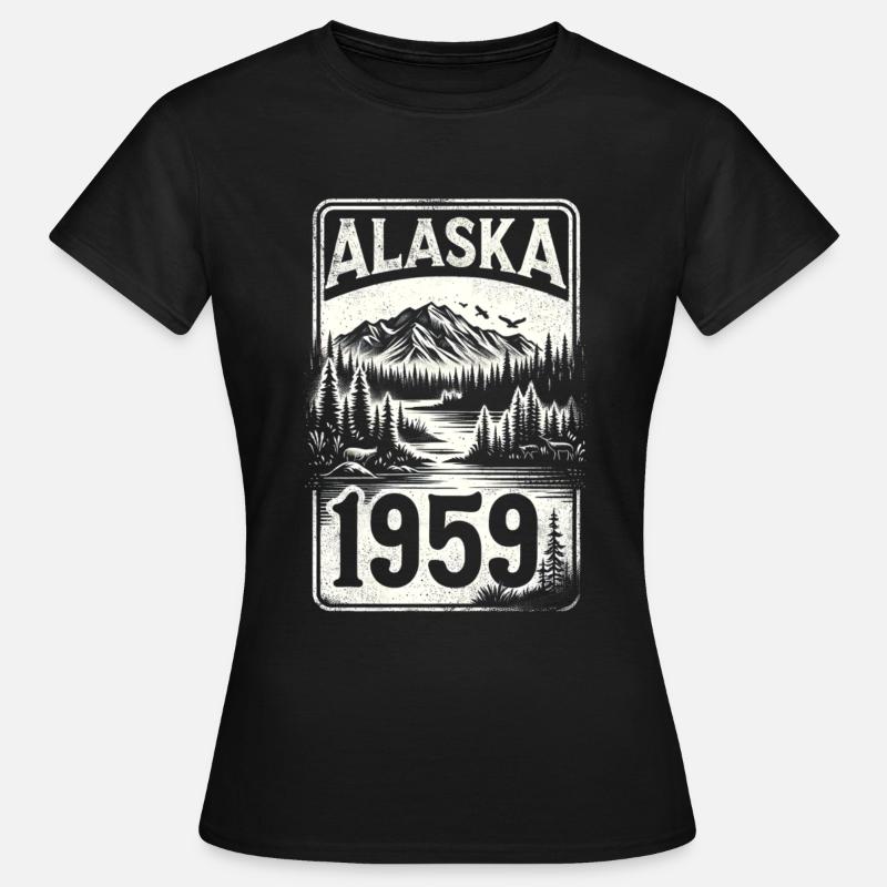 Alaska - State since 1959 - Women's T-Shirt - black