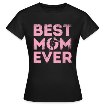 Beste Mama aller Zeiten - Frauen T-Shirt - Schwarz - Vorne - AI Model Female 172 dark (172cm)