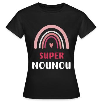 Super Rainbow Nanny - Women's T-Shirt - black - Front - AI Model Female 172 dark (172cm)