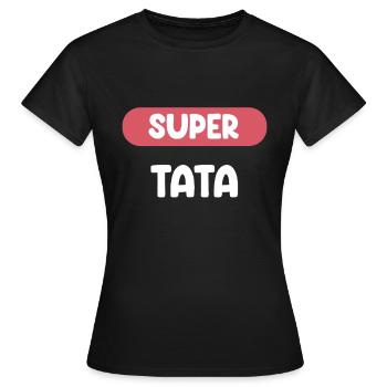 Super Auntie Gift Aunt Aunt Gift - Women's T-Shirt - black - Front - AI Model Female 172 dark (172cm)