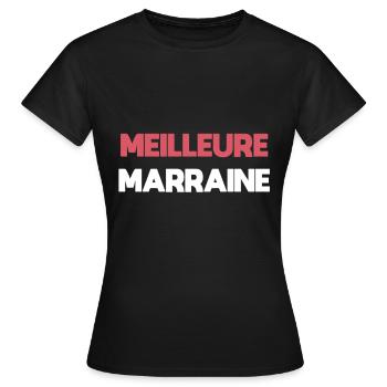 Beste Patin Geschenk Patin - Frauen T-Shirt - Schwarz - Vorne - AI Model Female 172 dark (172cm)