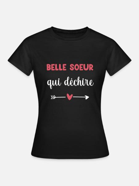 Schwägerin, der das Herz zerreißt - Frauen T-Shirt - Schwarz
