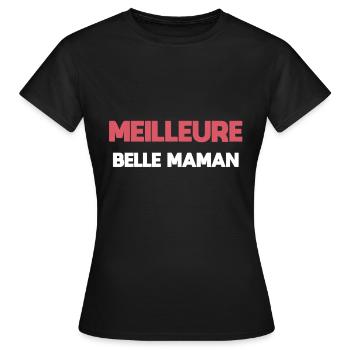 Beste Stiefmutter Stiefmutter Stiefmutter - Frauen T-Shirt - Schwarz - Vorne - AI Model Female 172 dark (172cm)