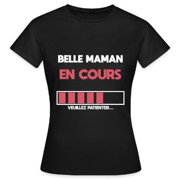 Stiefmutter auf dem Weg Stiefmutter Stiefmutter Stiefmutter Stiefmutter - Frauen T-Shirt - Schwarz - Vorne - AI Model Female 172 dark (172cm)