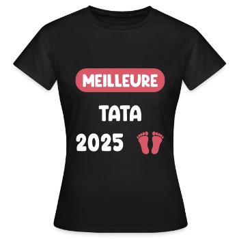 Best 2025 Auntie Pregnancy Ad - Women's T-Shirt - black - Front - AI Model Female 172 dark (172cm)