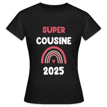 2025 Cousin Super Pregnancy Ad - Women's T-Shirt - black - Front - AI Model Female 172 dark (172cm)