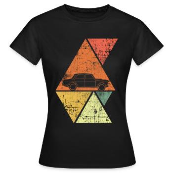 Voitures anciennes - T-shirt Femme - noir - Devant - AI Model Female 172 dark (172cm)