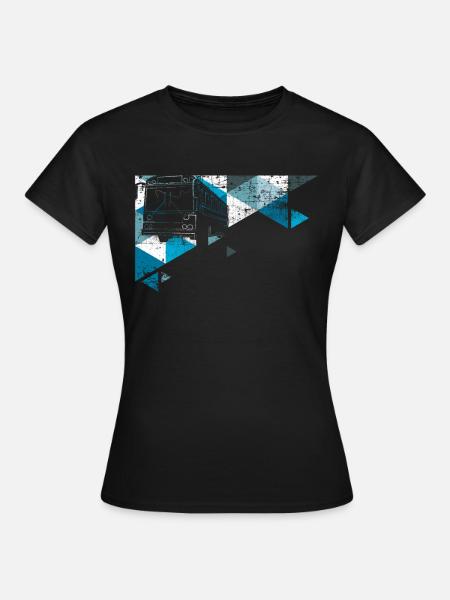 Bus - Frauen T-Shirt - Schwarz