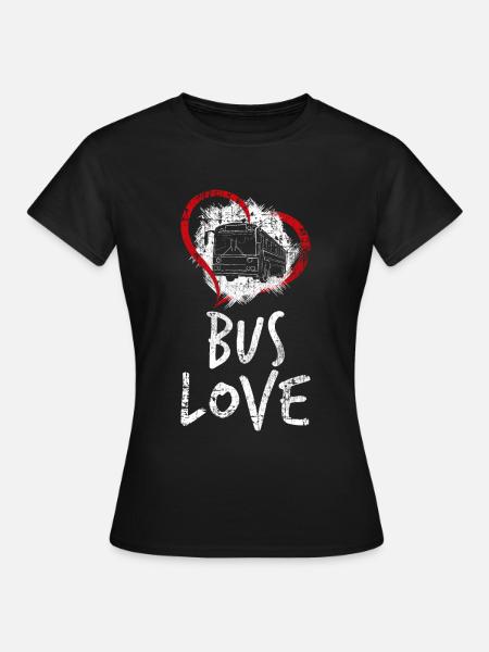 Bus - Frauen T-Shirt - Schwarz