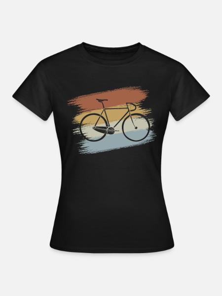 Rennrad - Frauen T-Shirt - Schwarz