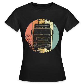 Poids lourds - T-shirt Femme - noir - Devant - AI Model Female 172 dark (172cm)