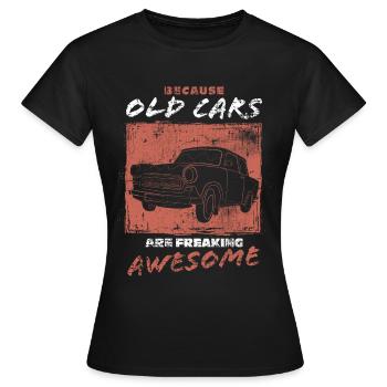 Voiture de collection - T-shirt Femme - noir - Devant - AI Model Female 172 dark (172cm)