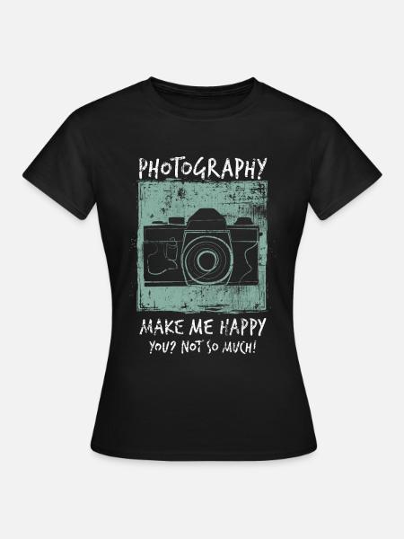 Photography Camera - Women's T-Shirt - black