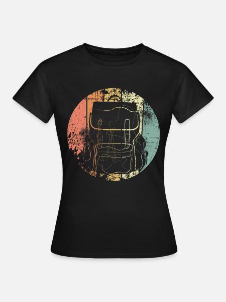 Backpacker Voyage - T-shirt Femme - noir