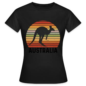 Australie Australie Australie Vacances Australie - T-shirt Femme - noir - Devant - AI Model Female 172 dark (172cm)