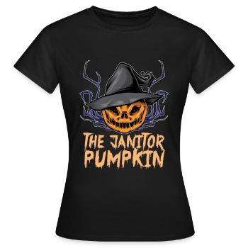 The Caretaker Pumpkin Caretaker Caretaker - Women's T-Shirt - black - Front - AI Model Female 172 dark (172cm)