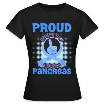 Diabetes Awareness Blue Diabetes Band Diabetes - Women's T-Shirt - black - Front - AI Model Female 172 dark (172cm)