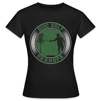 Frisbee - Women's T-Shirt - black - Front - AI Model Female 172 dark (172cm)