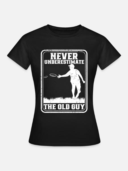 Frisbee Spieler - Frauen T-Shirt - Schwarz