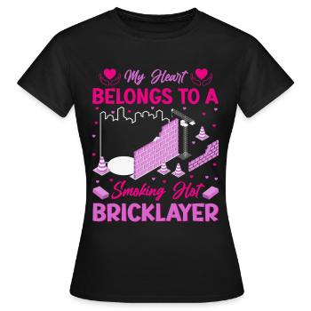 Maurer Maurerwerk Maurer Maurer - Frauen T-Shirt - Schwarz - Vorne - AI Model Female 172 dark (172cm)