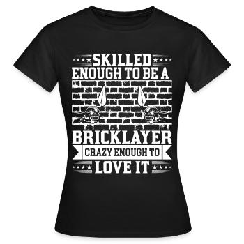 Maurer Maurerwerk Maurer Maurer - Frauen T-Shirt - Schwarz - Vorne - AI Model Female 172 dark (172cm)