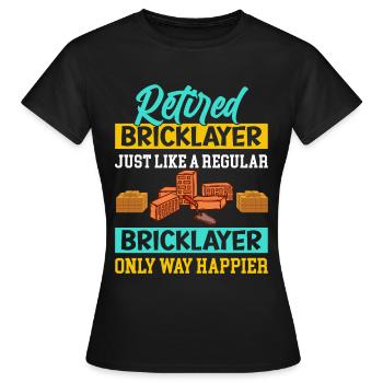 Maurer Maurerwerk Maurer Maurer - Frauen T-Shirt - Schwarz - Vorne - AI Model Female 172 dark (172cm)