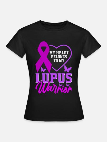 Lupus Bewusstseins Monat - Frauen T-Shirt - Schwarz