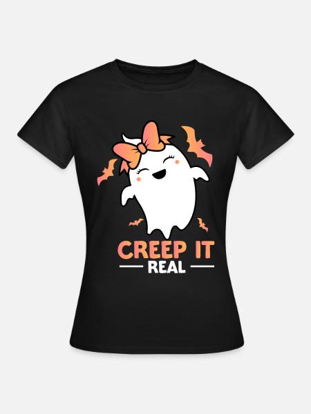 Halloween Kostüm Halloweenparty - Frauen T-Shirt - Schwarz