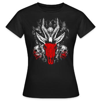 Herrscher der Unterwelt - Frauen T-Shirt - Schwarz - Vorne - AI Model Female 172 dark (172cm)
